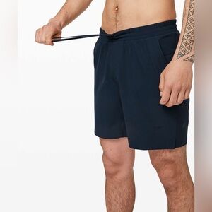 Lululemon Men's Navy Blue Shorts A0298